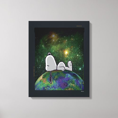 Peanuts  Snoopy Spaced Out Canvas Print