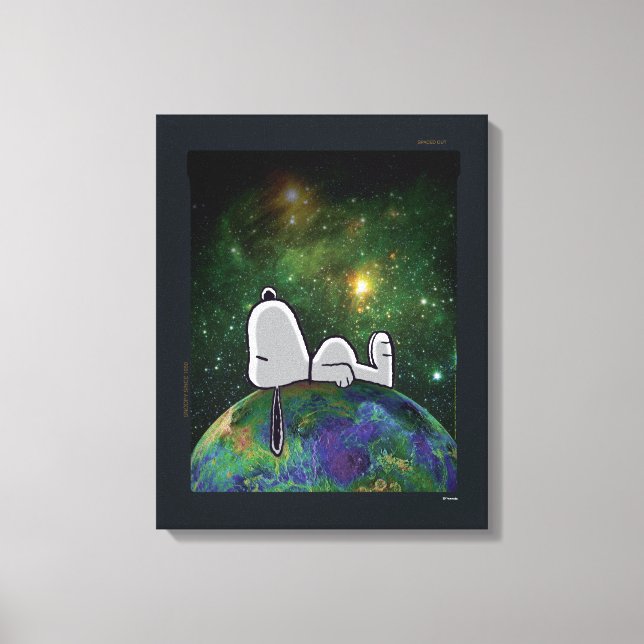 Peanuts | Snoopy Spaced Out Canvas Print (Front)