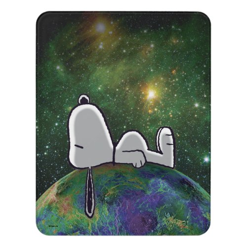 Peanuts  Snoopy Spaced Out Door Sign