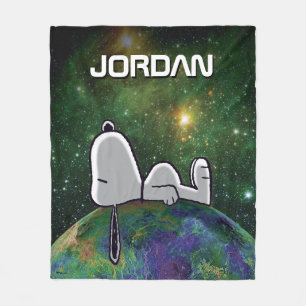 Peanuts Snoopy Spaced Out Fleece Blanket