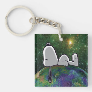 Peanuts   Snoopy Spaced Out Keychain