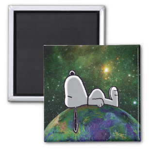 Peanuts   Snoopy Spaced Out Magnet