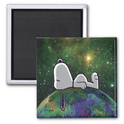Peanuts  Snoopy Spaced Out Magnet