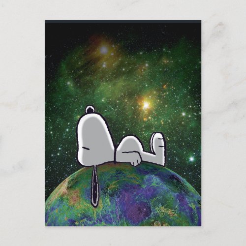 Peanuts  Snoopy Spaced Out Postcard