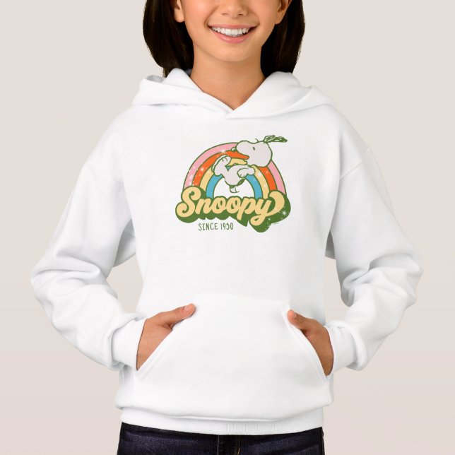 Peanuts | Snoopy Sparkle Rainbow Hoodie (Front)