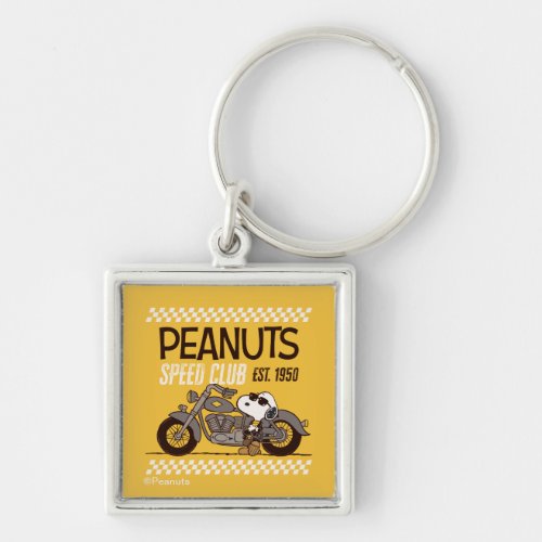 Peanuts  Snoopy Speed Club Keychain