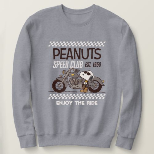 Peanuts  Snoopy Speed Club Sweatshirt