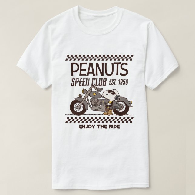Peanuts | Snoopy Speed Club T-Shirt (Design Front)