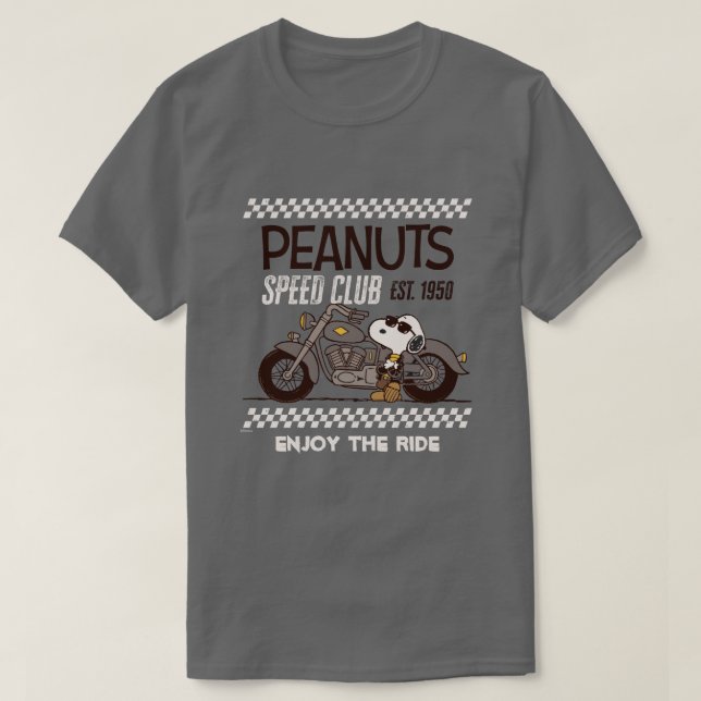 Peanuts | Snoopy Speed Club T-Shirt (Design Front)