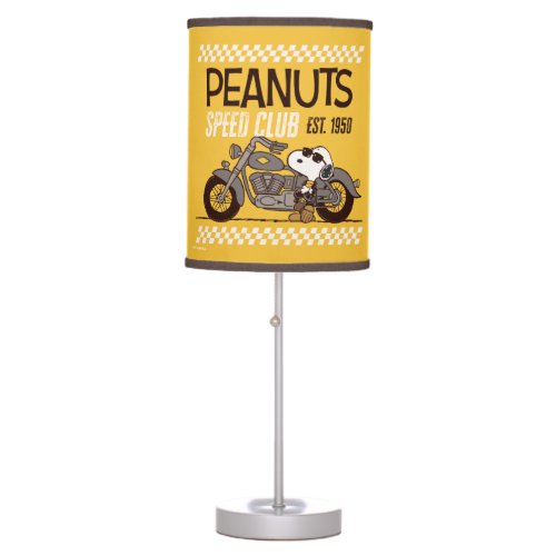 Peanuts  Snoopy Speed Club Table Lamp
