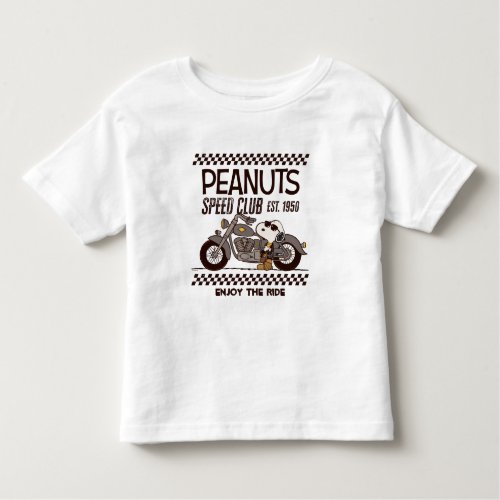 Peanuts  Snoopy Speed Club Toddler T_shirt