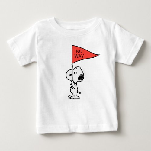 Peanuts  Snoopy Sports Rah Rah Baby T_Shirt