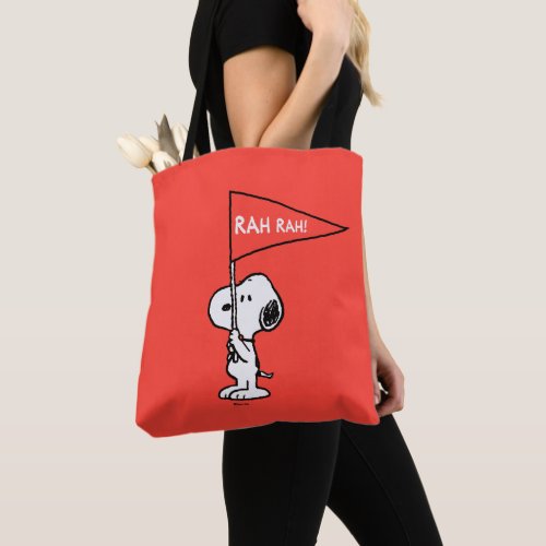 Peanuts  Snoopy Sports Rah Rah Tote Bag