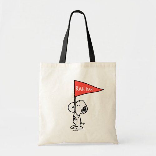 Peanuts  Snoopy Sports Rah Rah Tote Bag