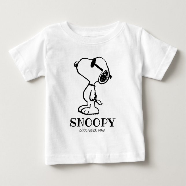 Peanuts | Snoopy Sunglasses Ponder Baby T-Shirt (Front)