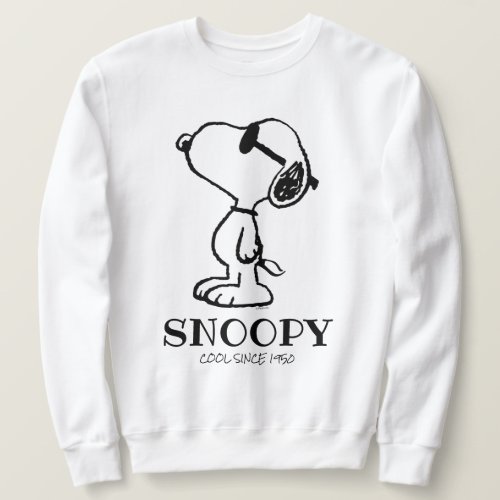 Peanuts  Snoopy Sunglasses Ponder Sweatshirt
