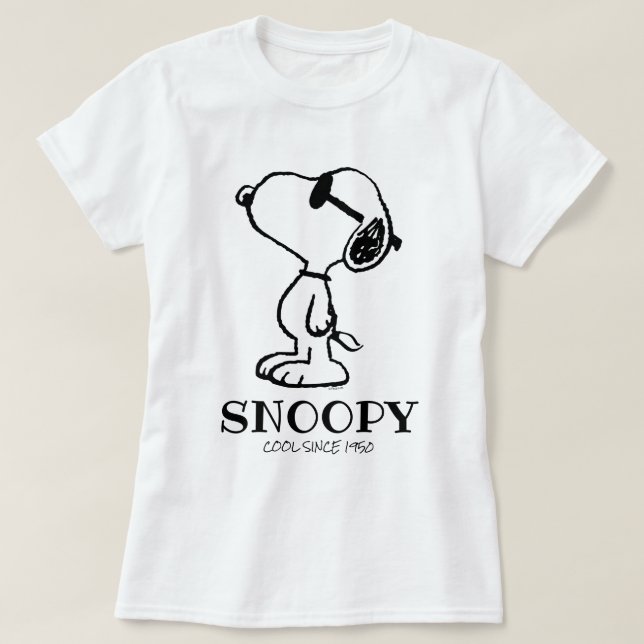 Peanuts | Snoopy Sunglasses Ponder T-Shirt (Design Front)