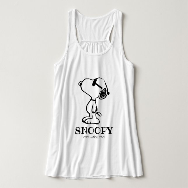 Peanuts | Snoopy Sunglasses Ponder Tank Top (Design Front)