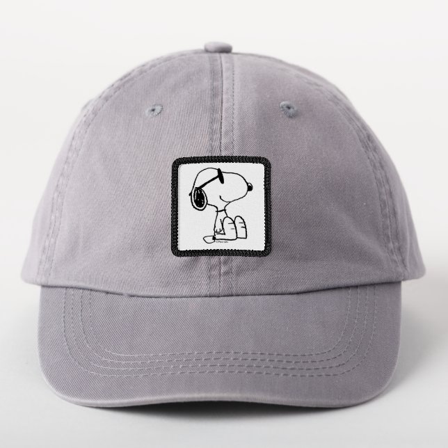 Peanuts | Snoopy Sunglasses Smile Patch (On Headwear)