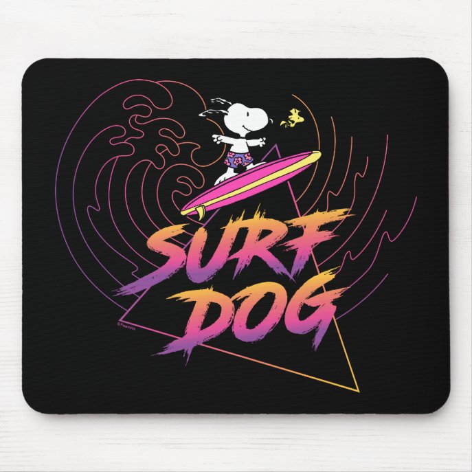 Peanuts | Snoopy Surf Dog Mouse Pad