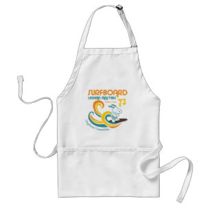 Peanuts Snoopy Surfboard Longboard Competition Adult Apron