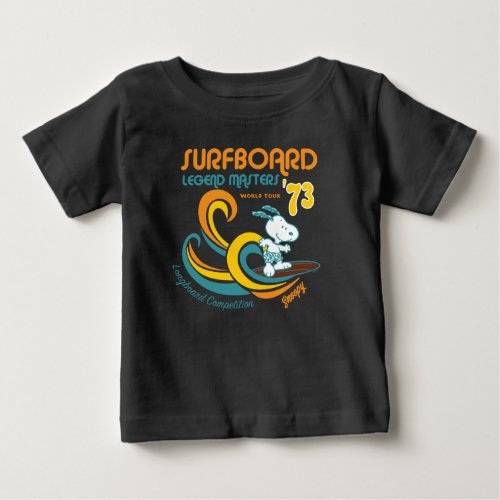 Peanuts  Snoopy Surfboard Longboard Competition Baby T_Shirt