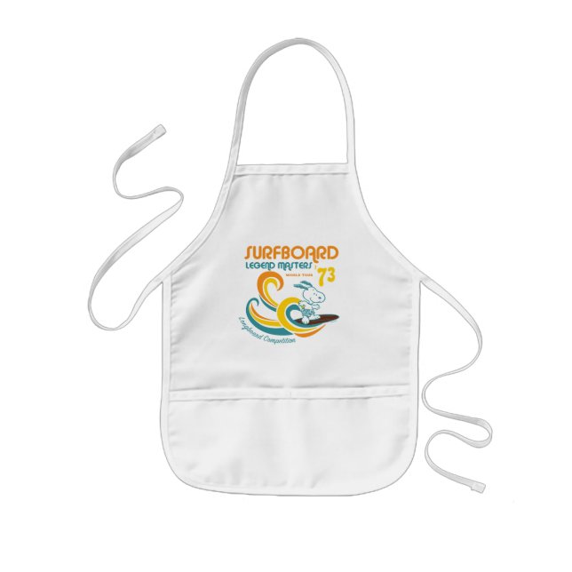 Peanuts | Snoopy Surfboard Longboard Competition Kids' Apron (Front)