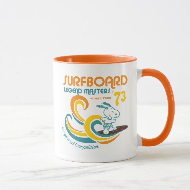 Peanuts | Snoopy Surfboard Longboard Competition Mug (Right)