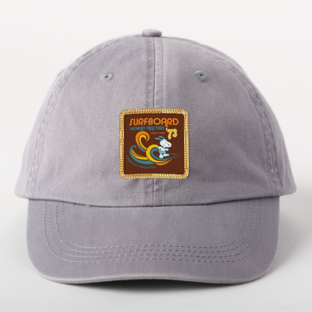 Peanuts | Snoopy Surfboard Longboard Competition Patch (On Headwear)