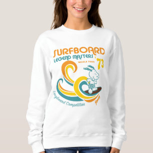 Peanuts Snoopy Surfboard Longboard Competition Sweatshirt