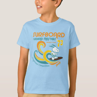 Peanuts | Snoopy Surfboard Longboard Competition T-Shirt