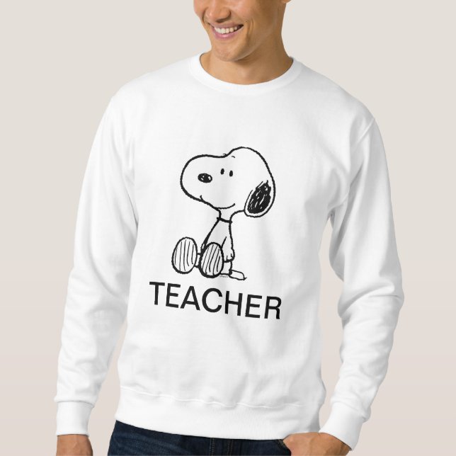 PEANUTS | Snoopy Teacher Sweatshirt (Front)