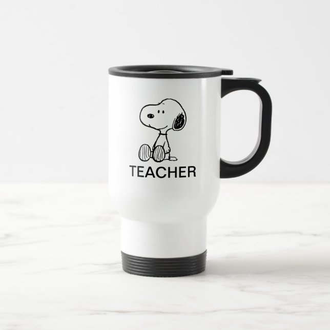 PEANUTS | Snoopy Teacher Travel Mug (Right)