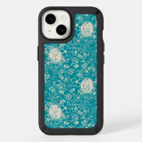 Peanuts | Snoopy Teal Tropical Beach Pattern