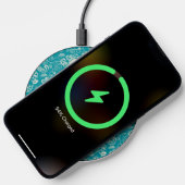 Peanuts | Snoopy Teal Tropical Beach Pattern Wireless Charger (Phone)
