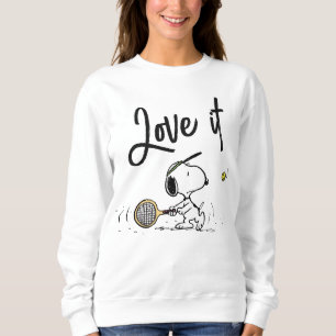 Peanuts Snoopy Tennis Player Sweatshirt