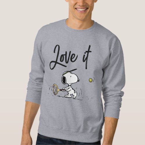 Peanuts  Snoopy Tennis Player Sweatshirt