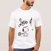 Peanuts | Snoopy Tennis Player T-Shirt | Zazzle