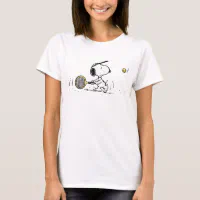 Peanuts | Snoopy Tennis Player T-Shirt | Zazzle