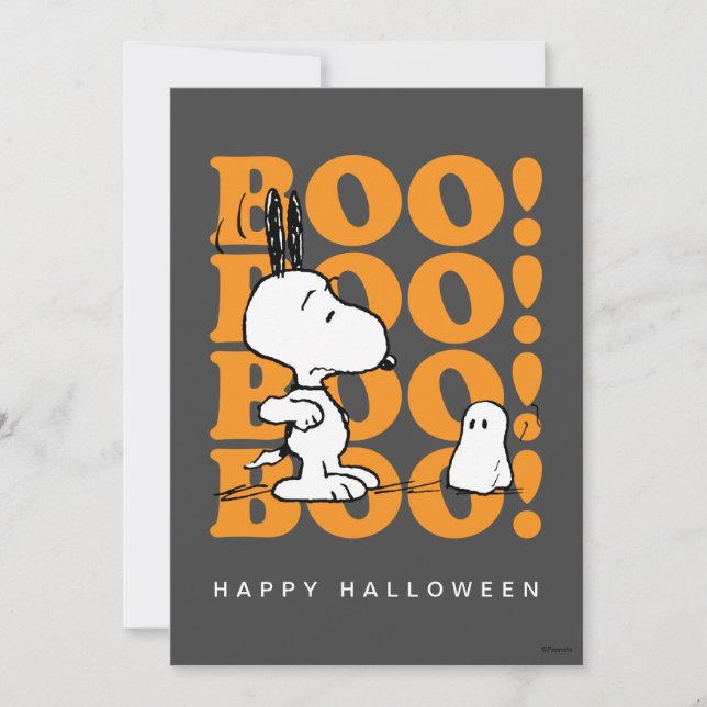 Peanuts | Snoopy & the Boos Holiday Card (Front)