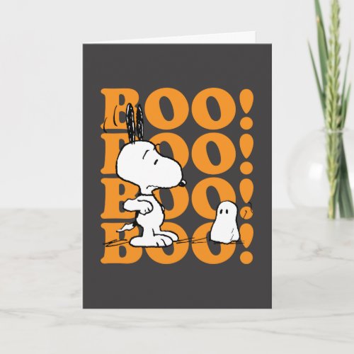 Peanuts  Snoopy  the Boos Holiday Card