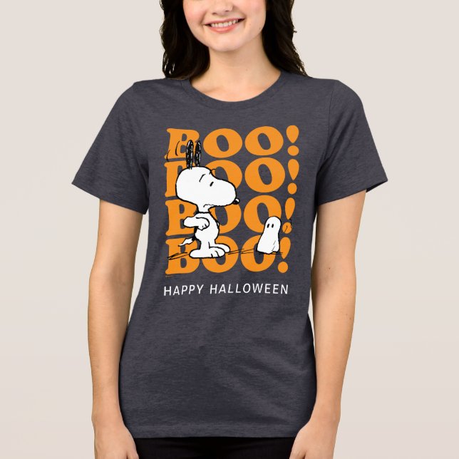 Peanuts | Snoopy & the Boos Tri-Blend Shirt (Front)