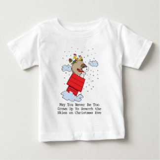 Peanuts | Snoopy the Flying Ace at Christmas Baby T-Shirt