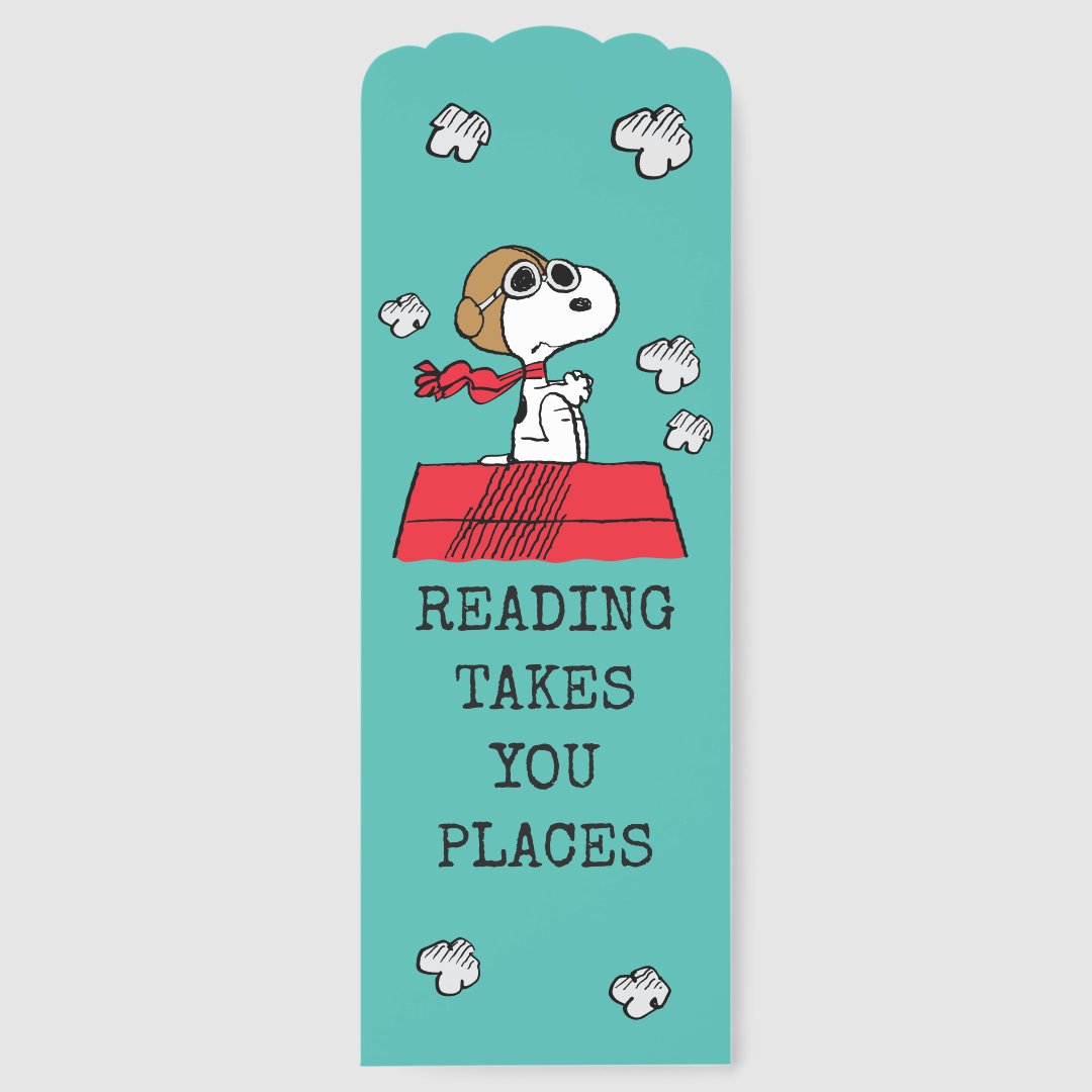 Peanuts | Snoopy the Flying Ace Bookmarks (Front)