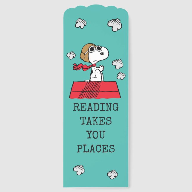 Peanuts | Snoopy the Flying Ace Bookmarks (Front)