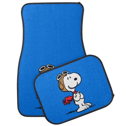 Peanuts  Snoopy The Flying Ace Car Floor Mat