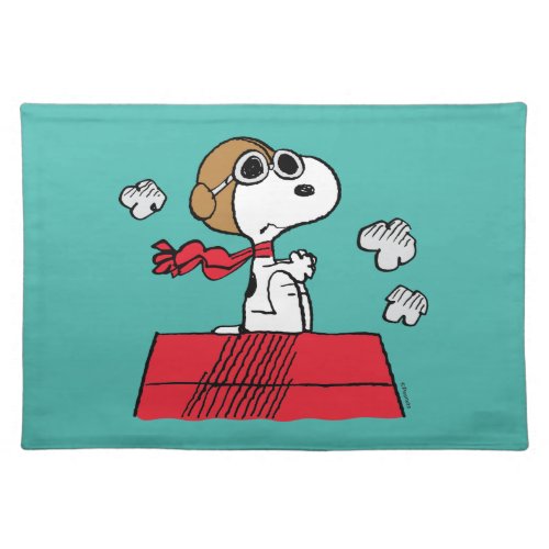 Peanuts  Snoopy the Flying Ace Cloth Placemat