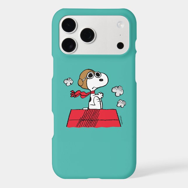 Peanuts | Snoopy the Flying Ace Iphone Case (Back)