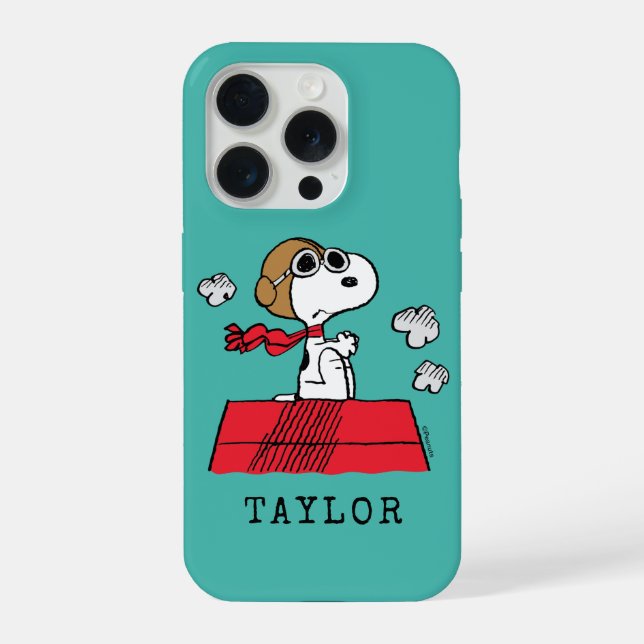 Peanuts | Snoopy the Flying Ace Iphone Case (Back)