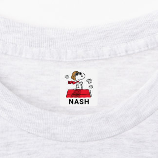 Peanuts | Snoopy the Flying Ace Kids' Labels